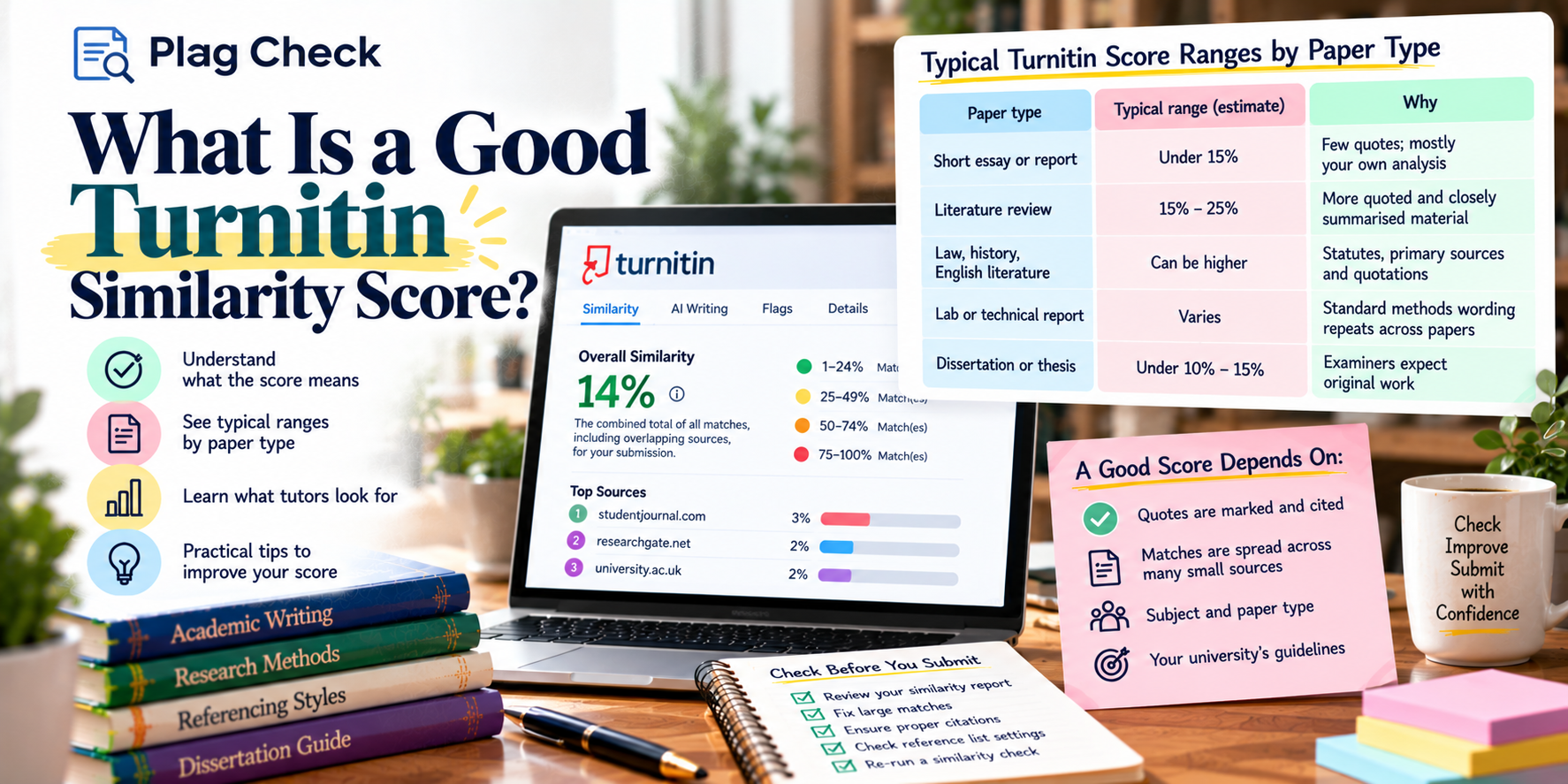 image explained about Good Turnitin Similarity Score